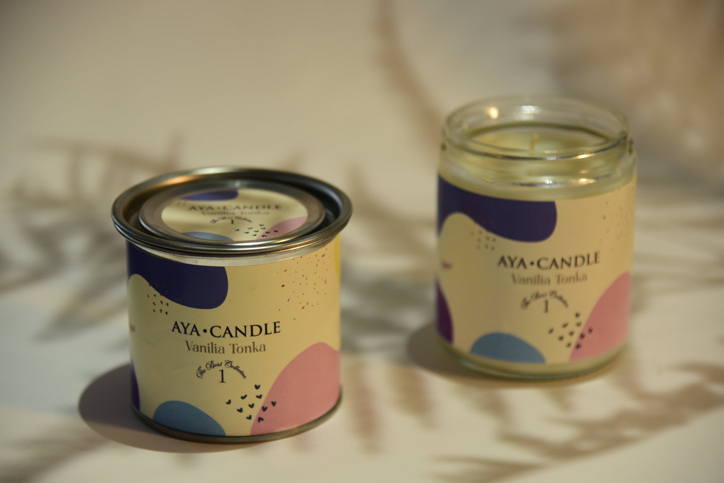 Vanilya & Tonka Kokulu Mum – 200g Soya Wax | El Yapımı Aromaterapi Mum