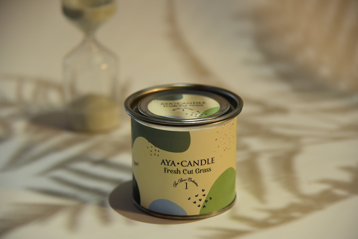 Fresh Cut Grass– Doğal Soya Mum | 200g El Yapımı | Zen & Meditasyon Kokusu