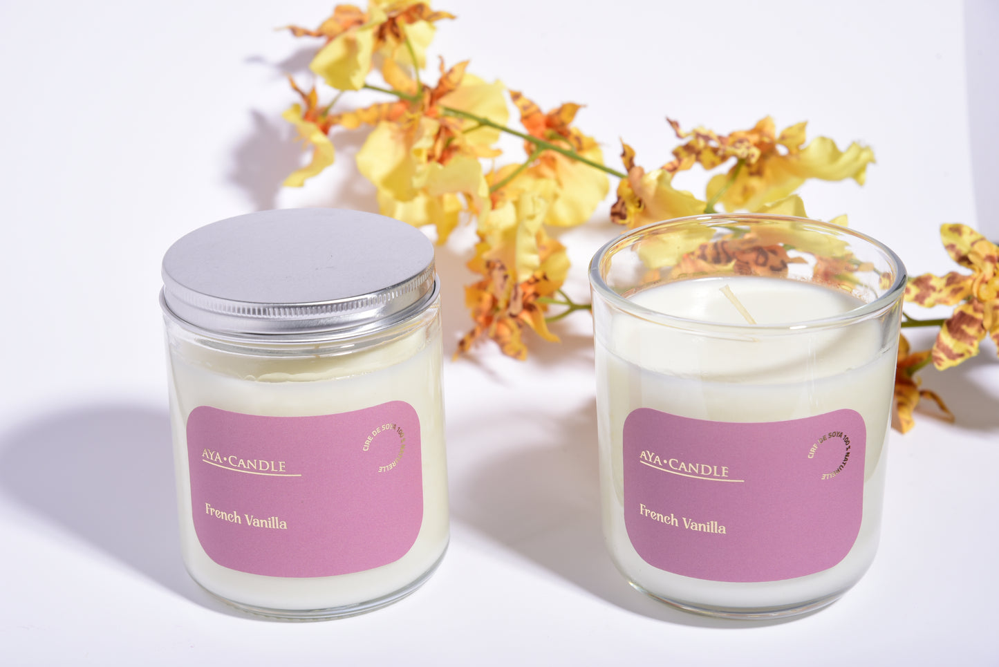 Premium Soya Mumu 200g | Fransız Vanilyası Kokusu – Sıcak ve Huzurlu