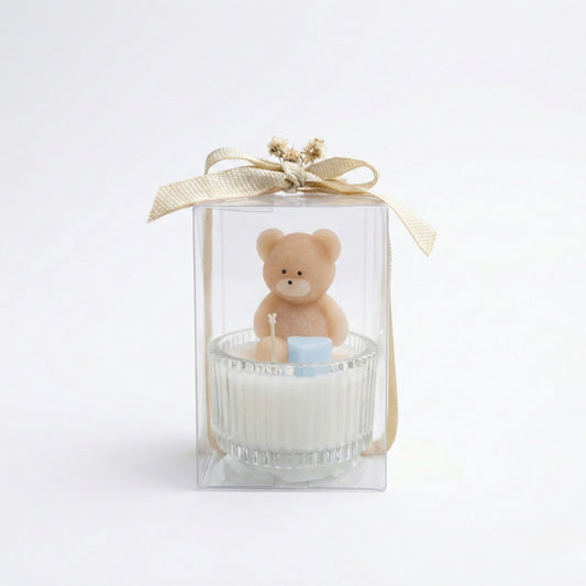 Kişiselleştirilebilir Baby Shower Mumu - Ayıcık Detaylı