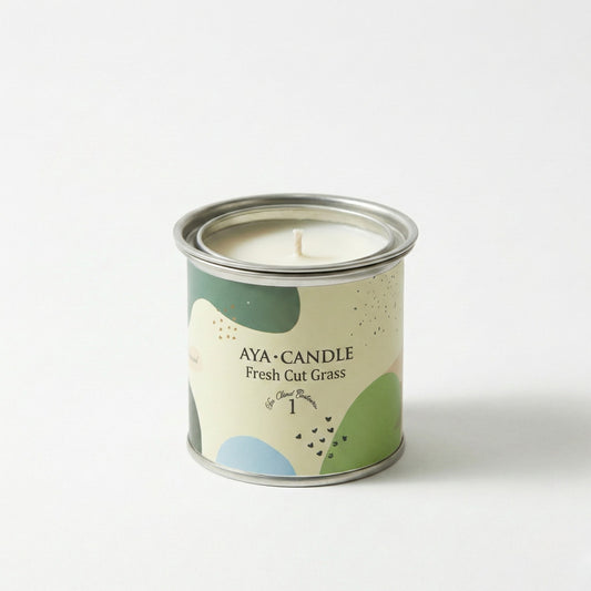 Teneke Kutu Mum - Fresh Cut Grass